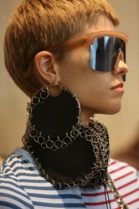 Backstage at Loewe RTW Spring 2019