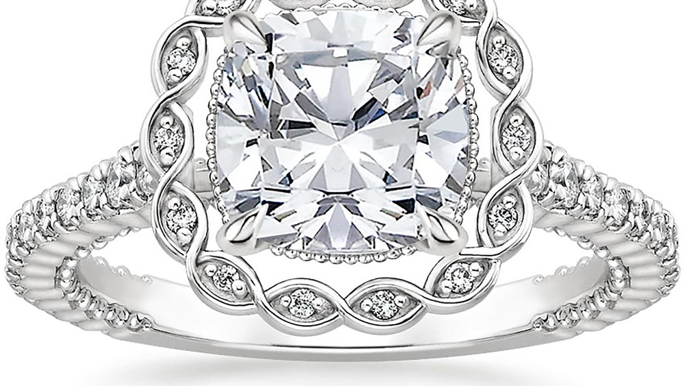 A diamond ring.