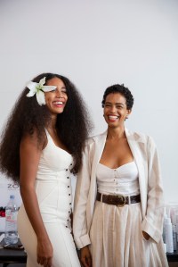 Backstage at Mara Hoffman RTW Spring 2019