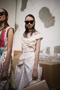 Backstage at Marni RTW Spring 2019
