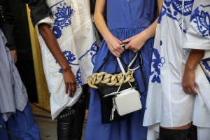 Backstage at Marques' Almeida RTW Spring 2019