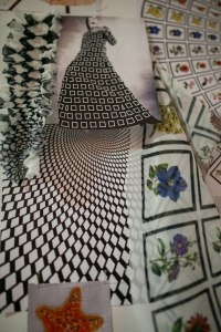 Backstage at Mary Katrantzou RTW Spring 2019