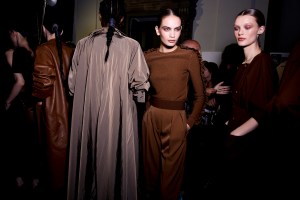 Backstage at Max Mara RTW Spring 2019