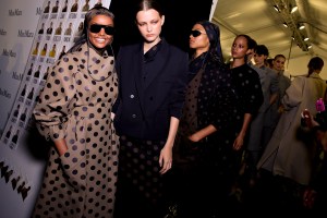 Backstage at Max Mara RTW Spring 2019