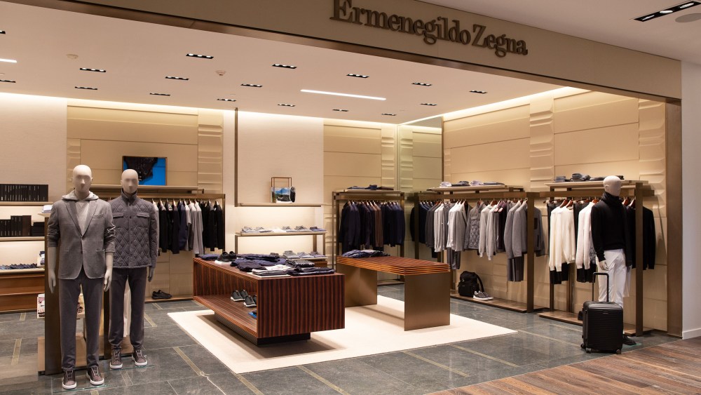 The Zegna shop at Mitchells in Westport, Conn.