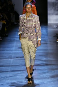 Model on the catwalkPrabal Gurung show, Runway, Spring Summer 2019, New York Fashion Week, USA - 09 Sep 2018