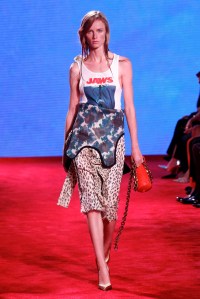 Model on the catwalkCalvin Klein show, Runway, Spring Summer 2019, New York Fashion Week, USA - 11 Sep 2018