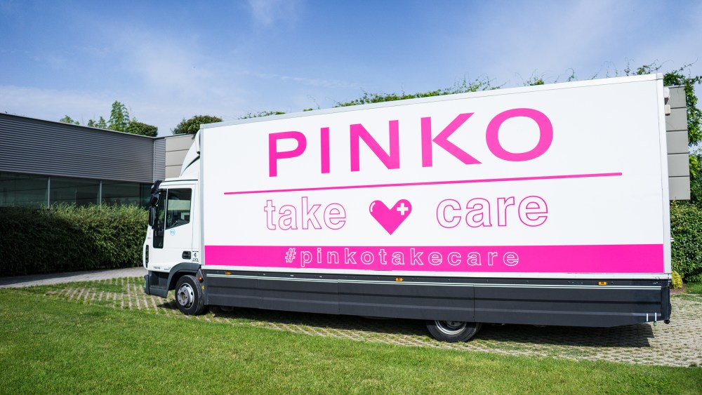 The Pinko Take Care truck.