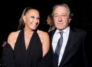 Donna Karan and Robert De Niro