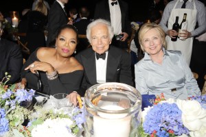 Oprah Winfrey, Ralph Lauren, Hilary Clinton