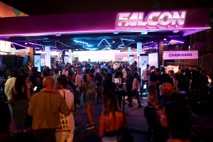 Adidas Originals x Kylie Jenner Falcon launch event
