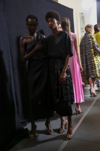 Backstage at Rochas RTW Spring 2019