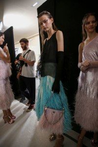 Backstage at Rochas RTW Spring 2019
