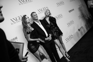 Josephine Skriver, Russell James and Elsa Hosk