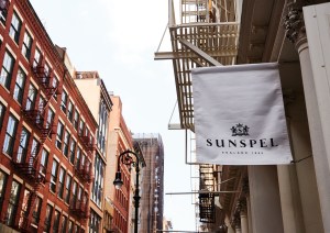 Sunspel’s first U.S. store in New York’s SoHo.
