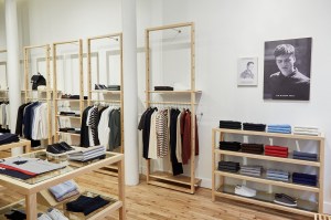 Sunspel’s first U.S. store in New York’s SoHo.