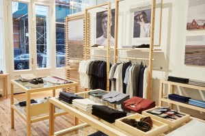 Sunspel’s first U.S. store in New York’s SoHo.