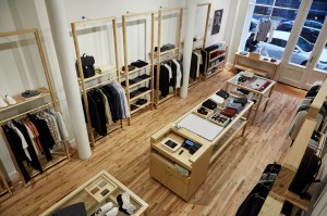 Sunspel’s first U.S. store in New York’s SoHo.