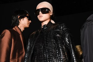 Backstage at Tom Ford RTW Spring 2019