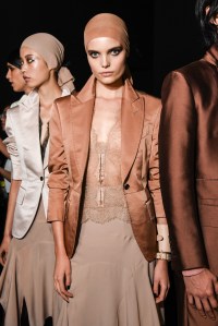 Backstage at Tom Ford RTW Spring 2019