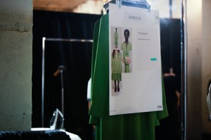 Backstage at Tibi RTW Spring 2019
