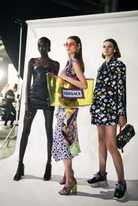 Backstage at Versace RTW Spring 2019