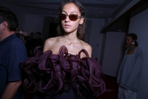Backstage at Y/Project RTW Spring 2019