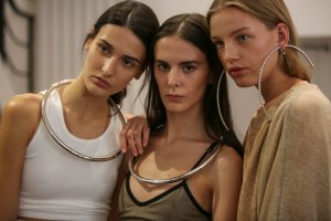 Backstage at Y/Project RTW Spring 2019