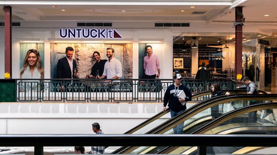 UntuckIt store at King of Prussia mall in Pennsylvania.
