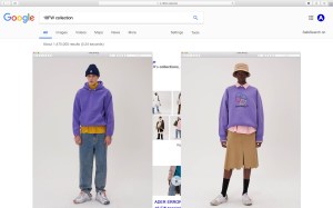 Looks from Korean street brand Ader Error.