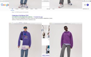 Looks from Korean street brand Ader Error.