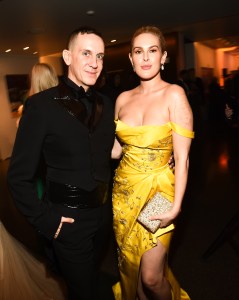 Jeremy Scott and Rumer Willis