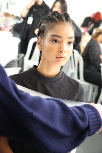 Backstage at Sacai RTW Spring 2019