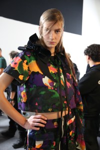 Backstage at Sacai RTW Spring 2019