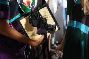 Backstage at Sacai RTW Spring 2019