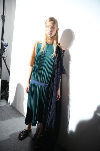 Backstage at Sacai RTW Spring 2019