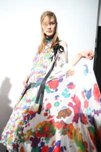 Backstage at Sacai RTW Spring 2019