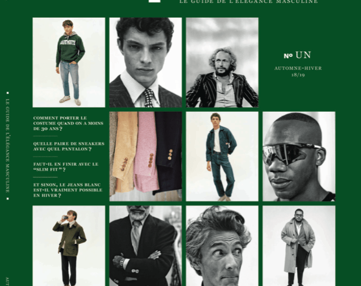 The first issue of L'Etiquette magazine