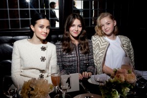 Julia Goldani Telles, Ella Hunt, and Ekaterina Samsonov