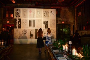 The scene at the Creative Time Gala.