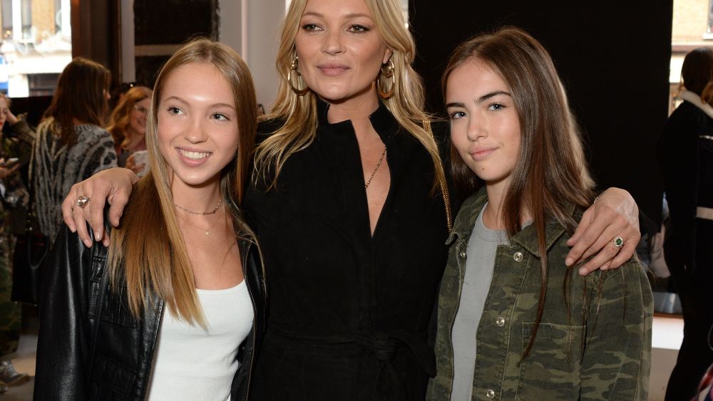 Lila Grace Moss Hack, Kate Moss and Stella JonesTopshop show, Arrivals, Spring Summer 2018, London Fashion Week, London, UK - 17 Sep 2017
