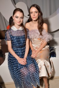 Raffey Cassidy and Stacy Martin