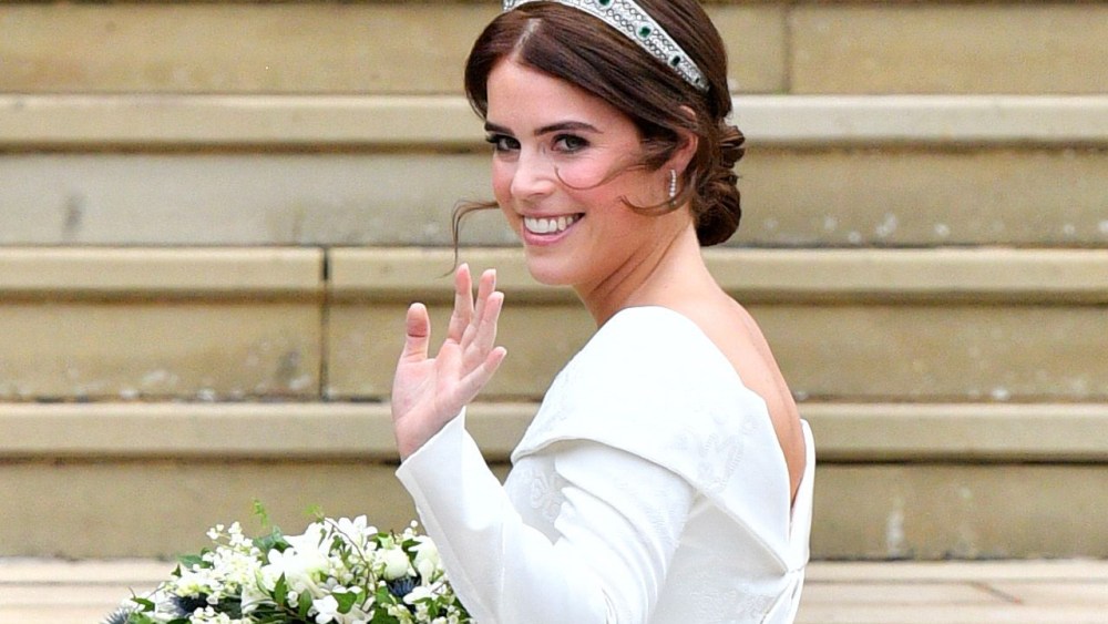 Princess EugenieThe wedding of Princess Eugenie and Jack Brooksbank, Pre-Ceremony, Windsor, Berkshire, UK - 12 Oct 2018WEARING PETER PILOTTO