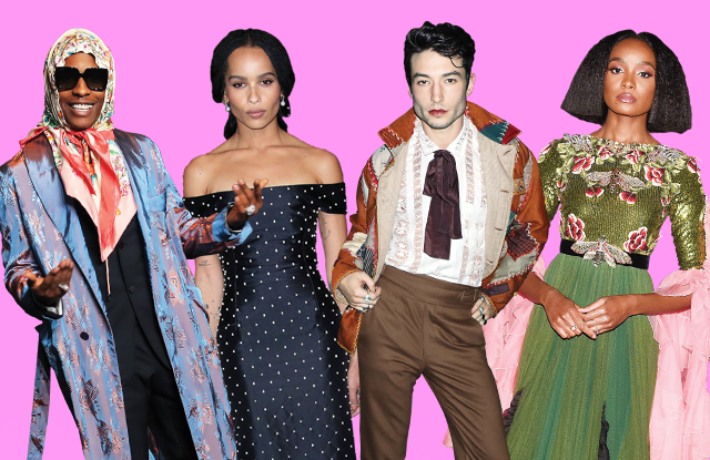 WWD Report Card: ASAP Rocky, Ezra Miller, Zoe Kravitz, Dakota Johnson