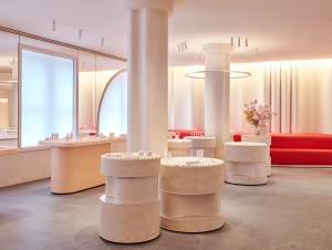 Glossier opens its first NYC flagship on Lafayette Street.