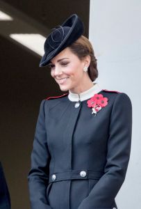 Kate in Alexander McQueen during National Service of Remembrance