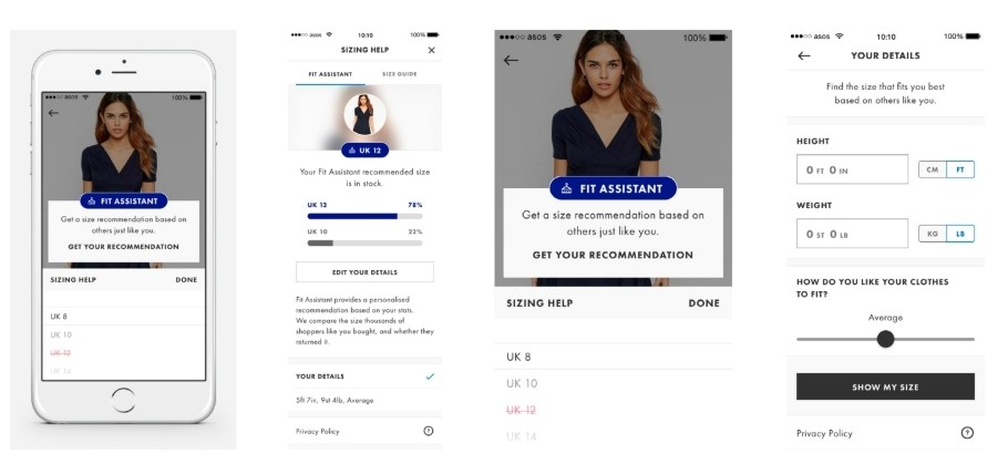 Asos is Bringing its AI-Powered Fit Assistant to Smartphones
