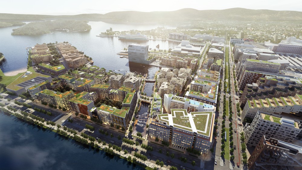 Bispevika is a mixed-use development on the waterfront in Oslo