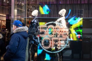 The scene on Black Friday 2018.