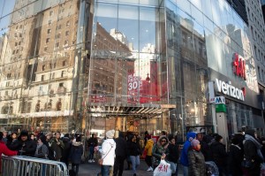 The scene on Black Friday 2018.
